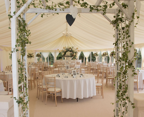 Wedding marquee hire in Staffordshire, Cheshire, London Shropshire