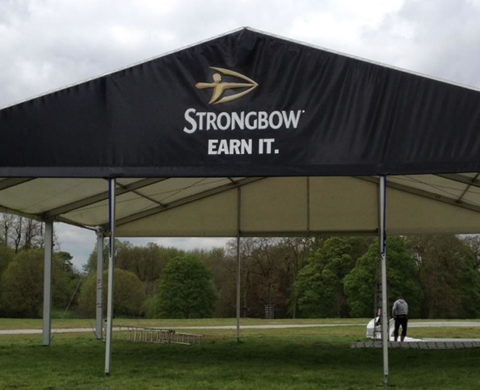 Corporate marquee hire in Derbyshire, Nottinghamshire, Lancashire, London